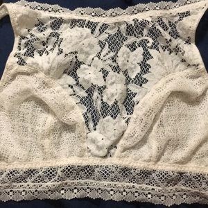 White Victoria secret bralette in a size medium